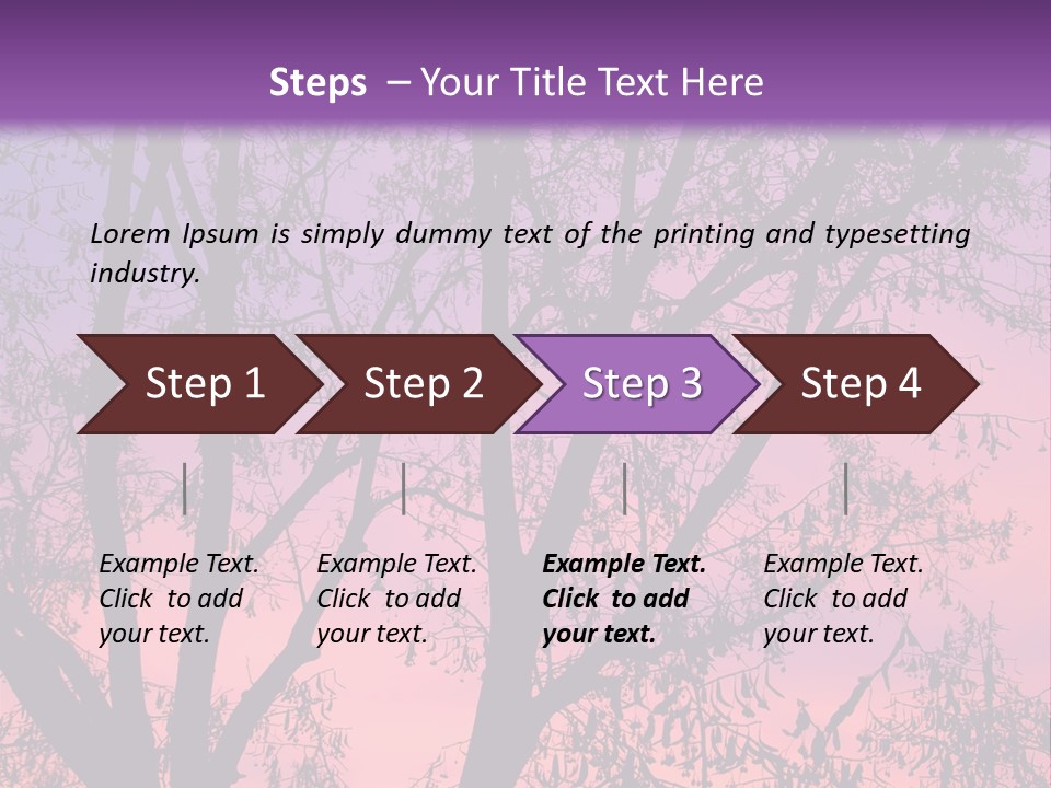 Peaceful Calm Sunset PowerPoint Template