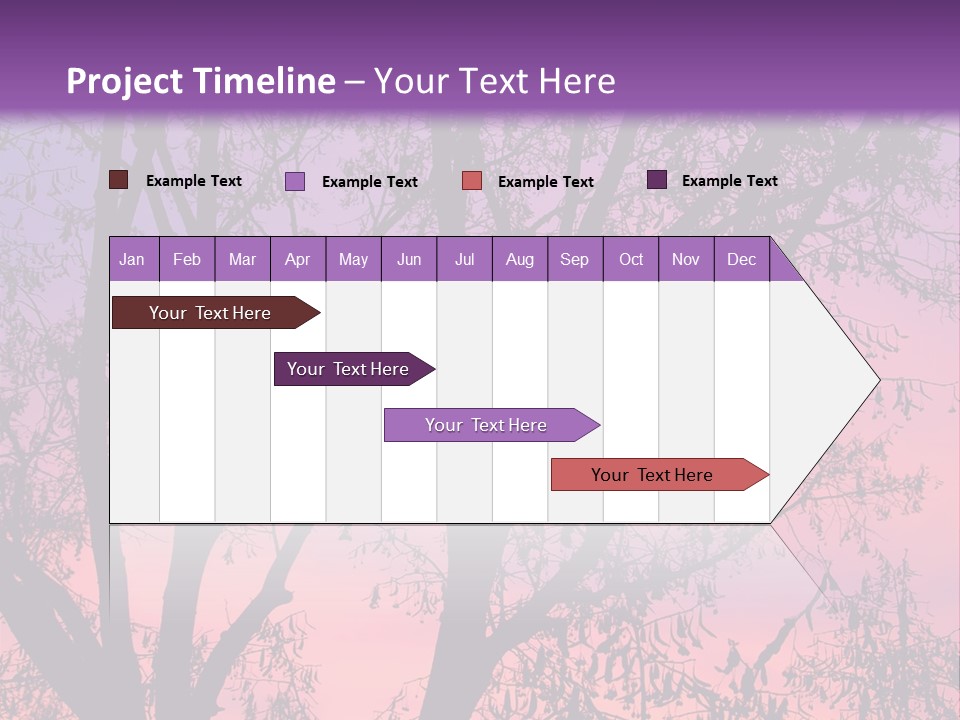 Peaceful Calm Sunset PowerPoint Template