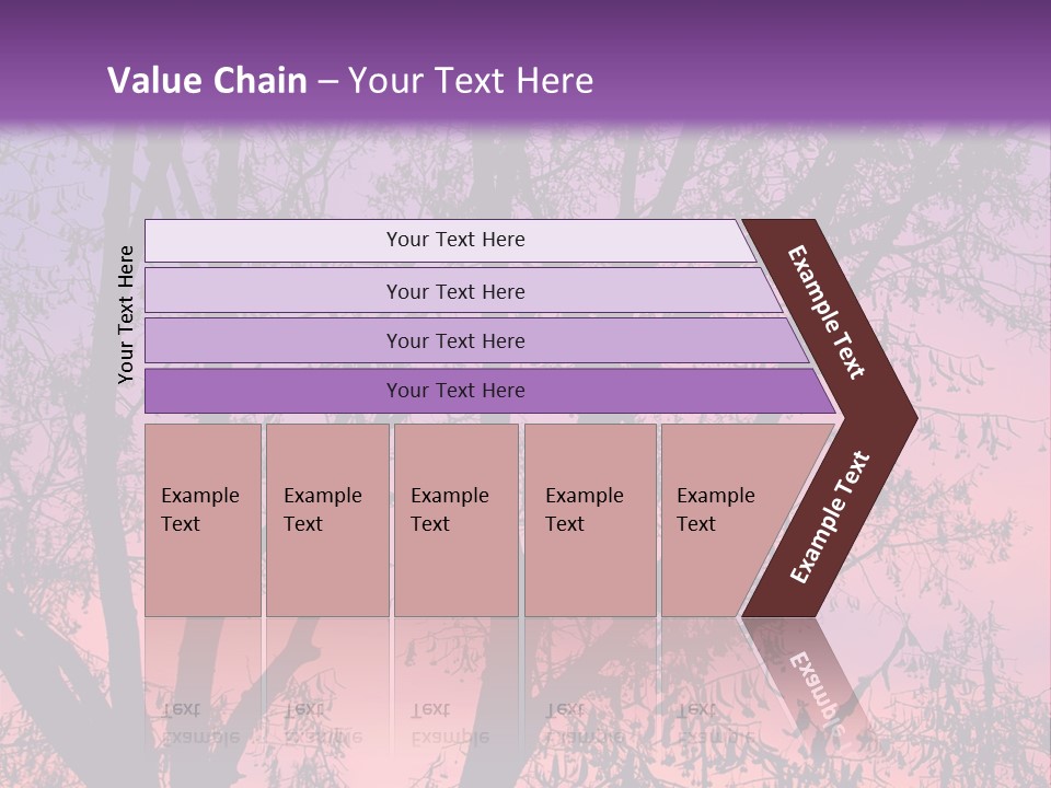 Peaceful Calm Sunset PowerPoint Template