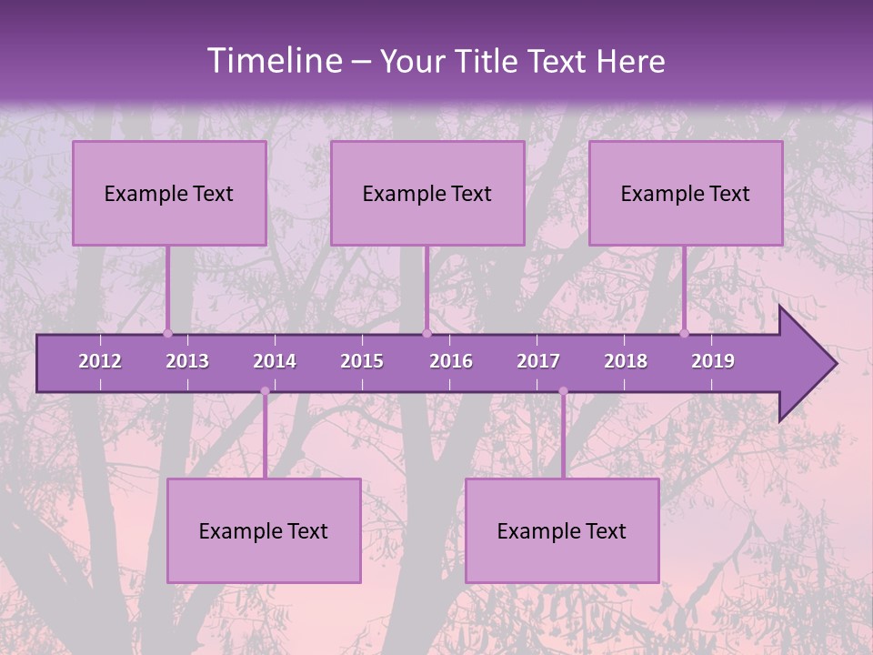 Peaceful Calm Sunset PowerPoint Template