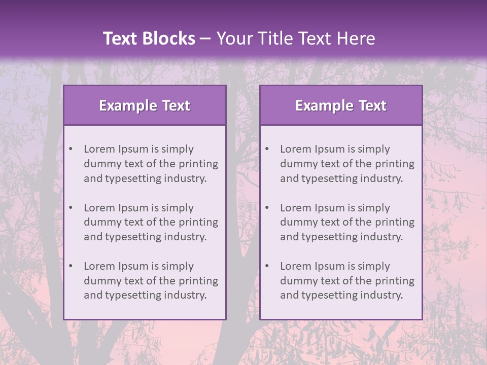 Peaceful Calm Sunset PowerPoint Template