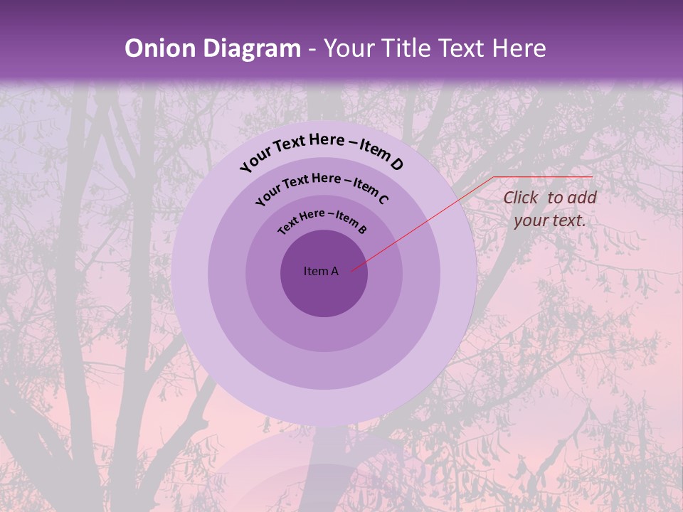 Peaceful Calm Sunset PowerPoint Template