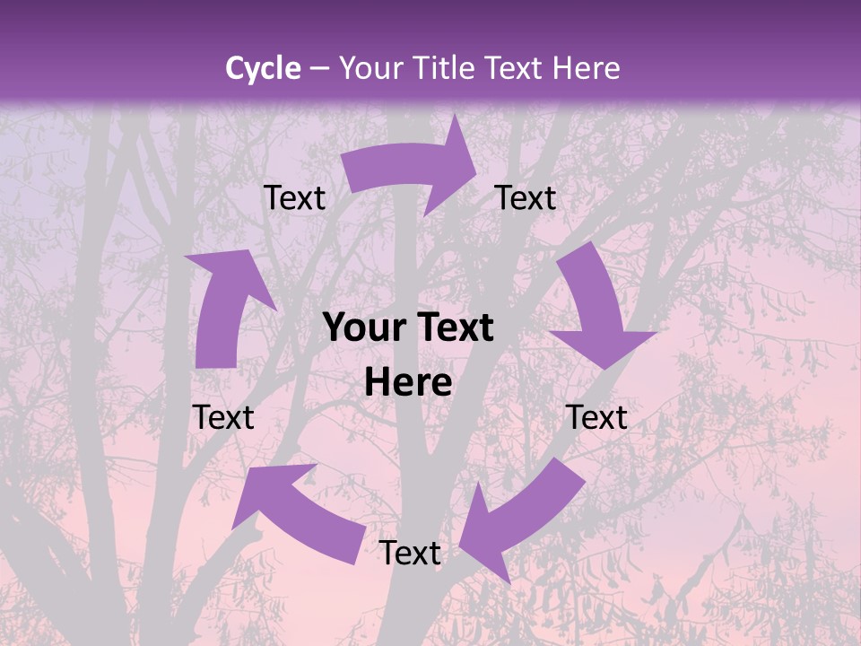 Peaceful Calm Sunset PowerPoint Template