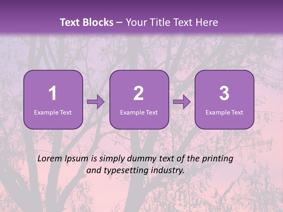 Peaceful Calm Sunset PowerPoint Template