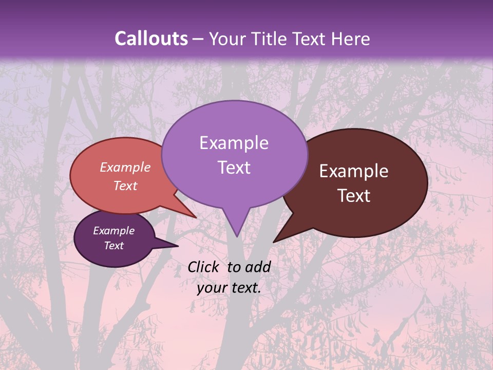 Peaceful Calm Sunset PowerPoint Template