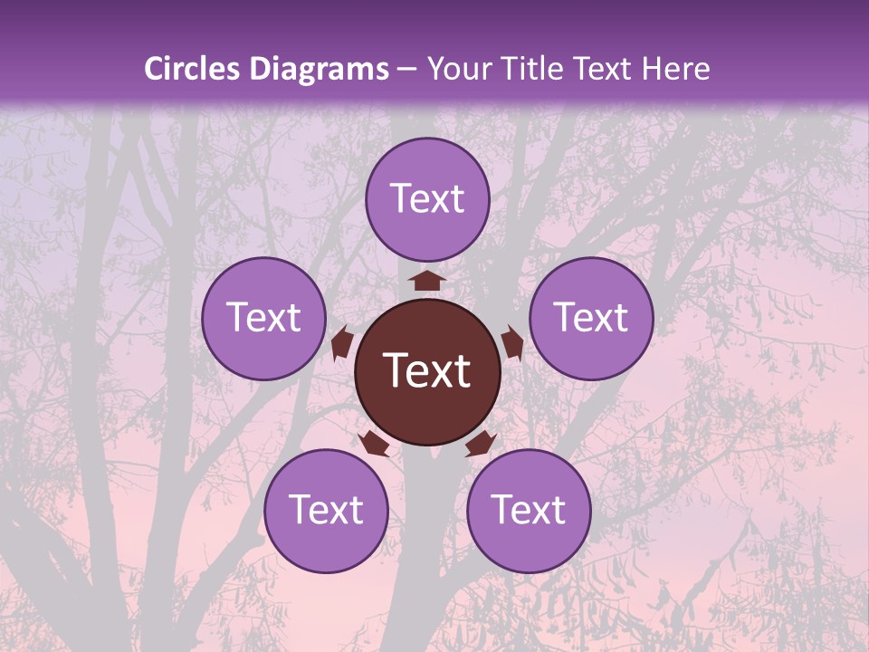 Peaceful Calm Sunset PowerPoint Template