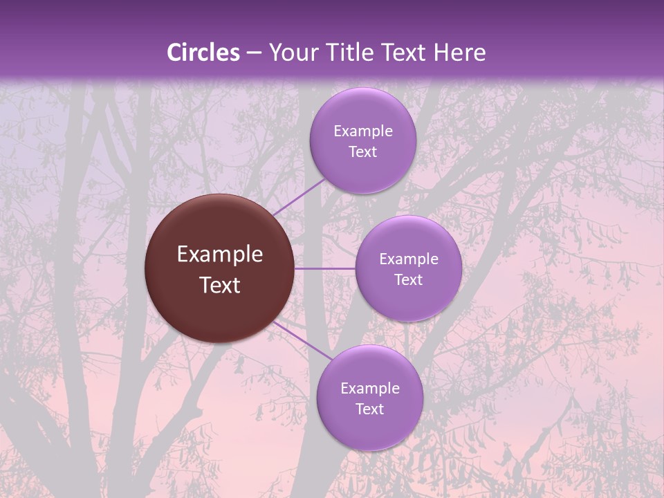 Peaceful Calm Sunset PowerPoint Template