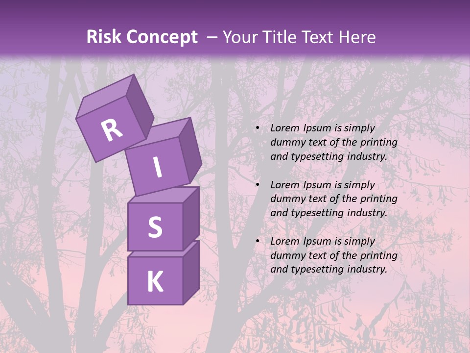 Peaceful Calm Sunset PowerPoint Template