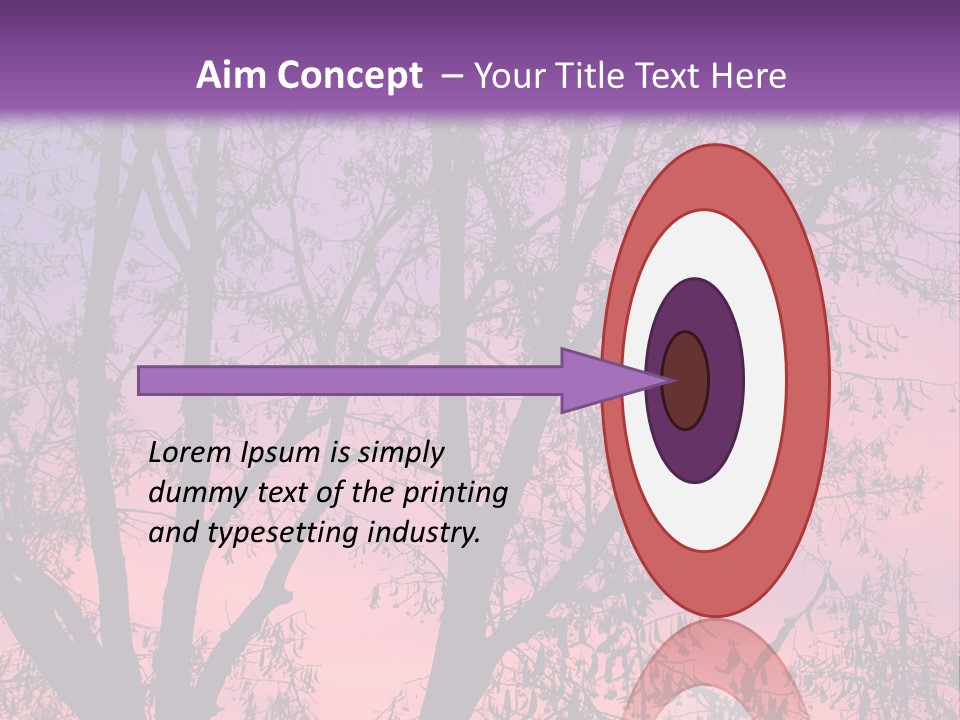 Peaceful Calm Sunset PowerPoint Template