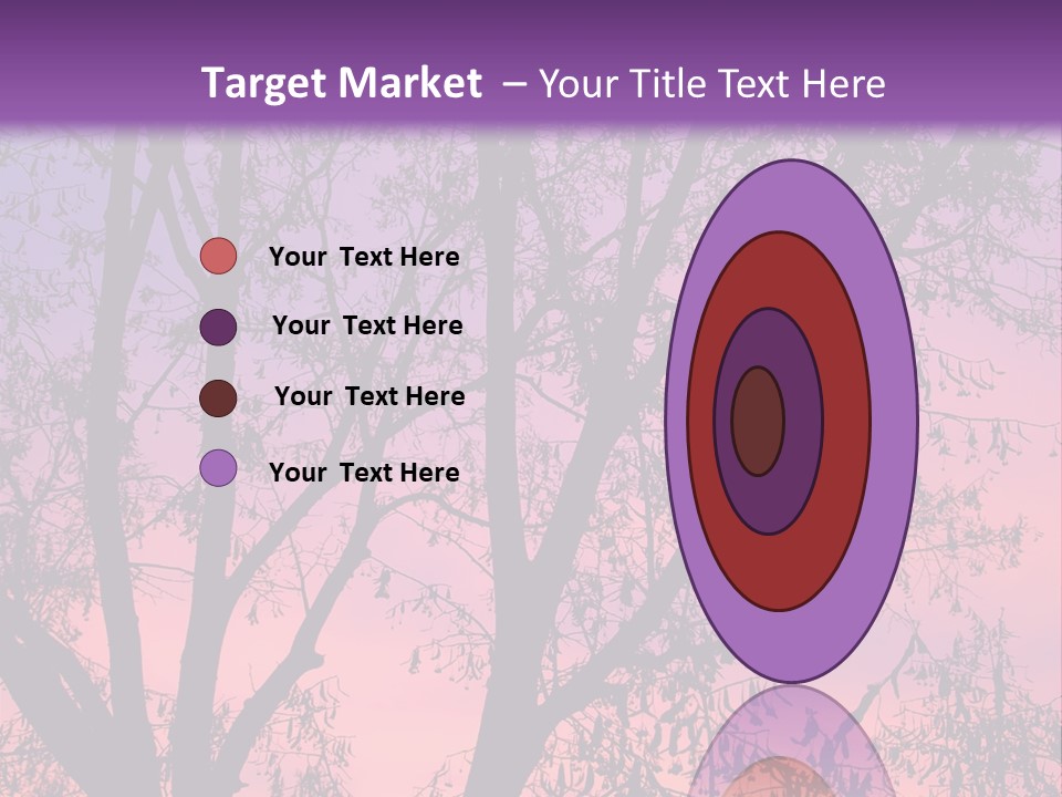 Peaceful Calm Sunset PowerPoint Template