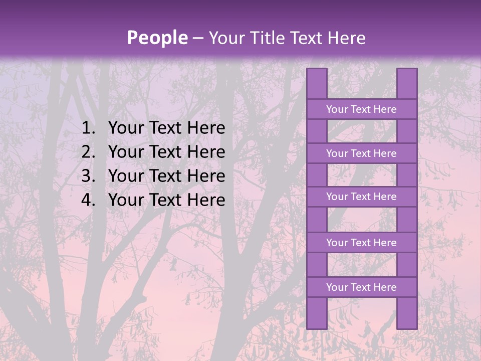 Peaceful Calm Sunset PowerPoint Template