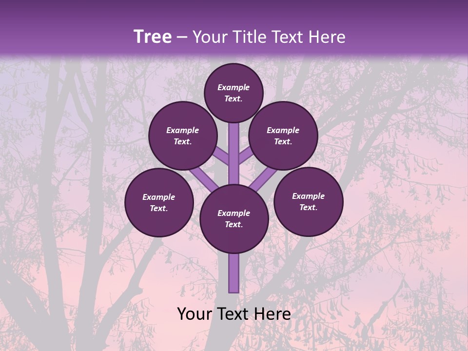 Peaceful Calm Sunset PowerPoint Template