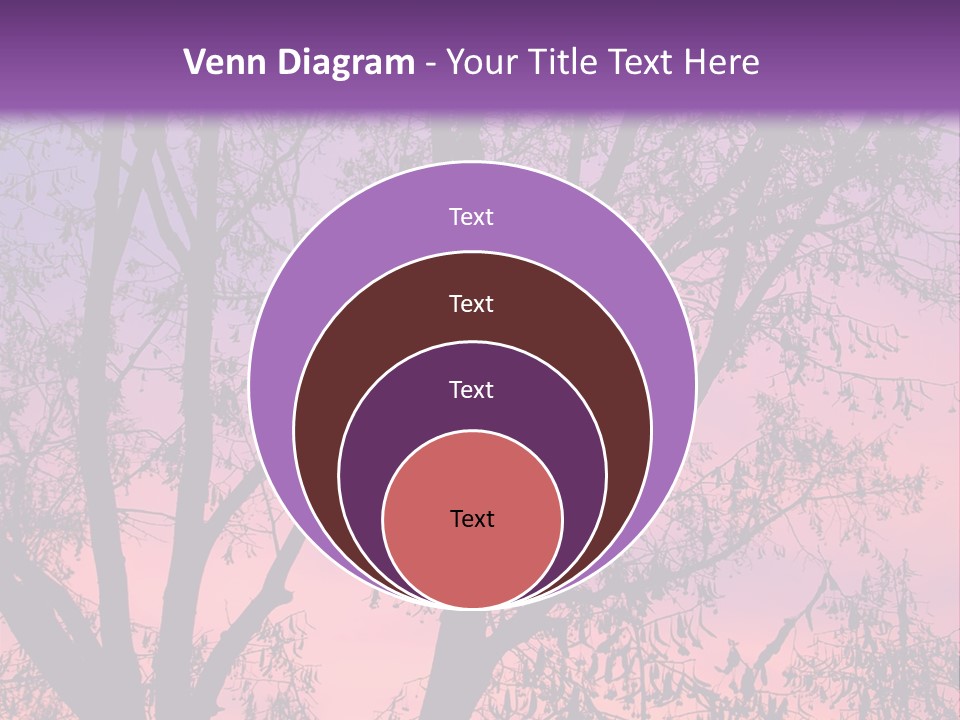 Peaceful Calm Sunset PowerPoint Template