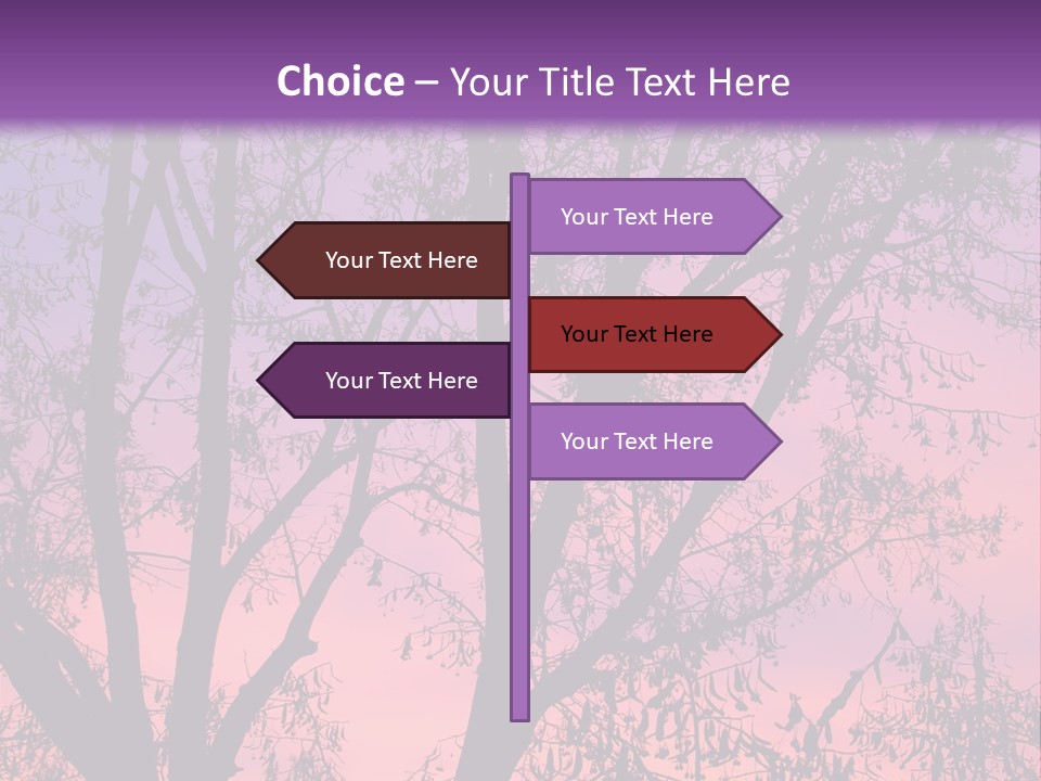 Peaceful Calm Sunset PowerPoint Template