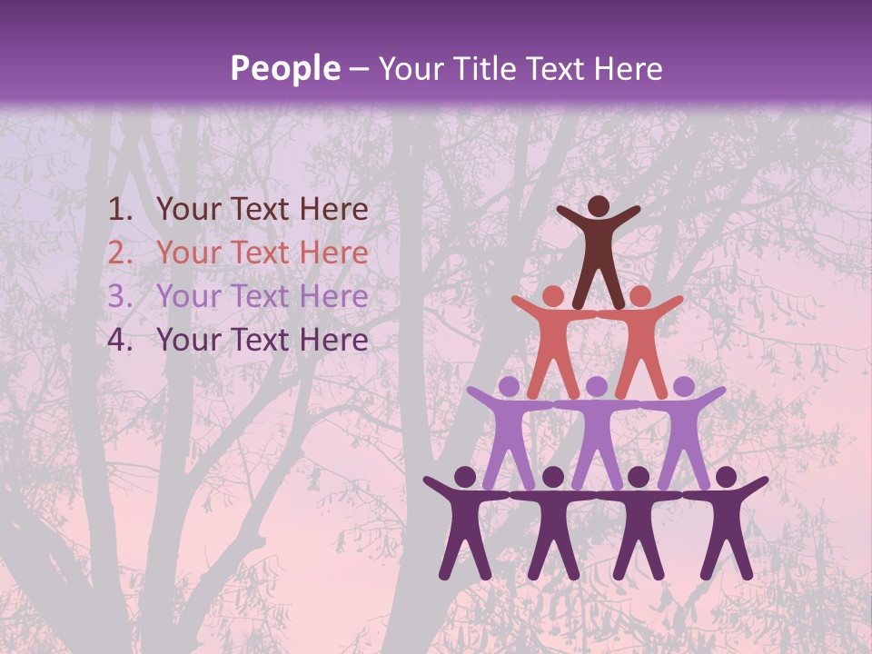 Peaceful Calm Sunset PowerPoint Template