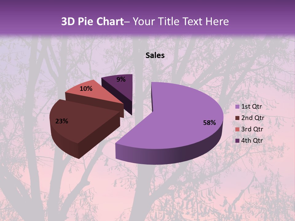 Peaceful Calm Sunset PowerPoint Template