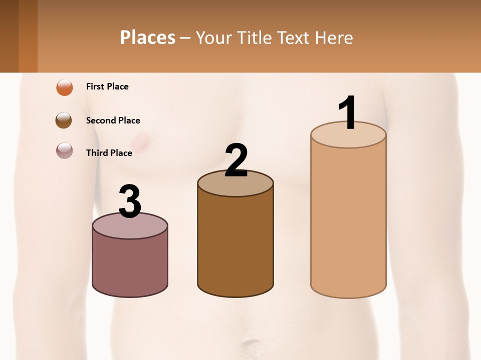 Woman Coast Sunrise PowerPoint Template