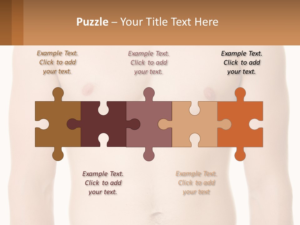 Woman Coast Sunrise PowerPoint Template