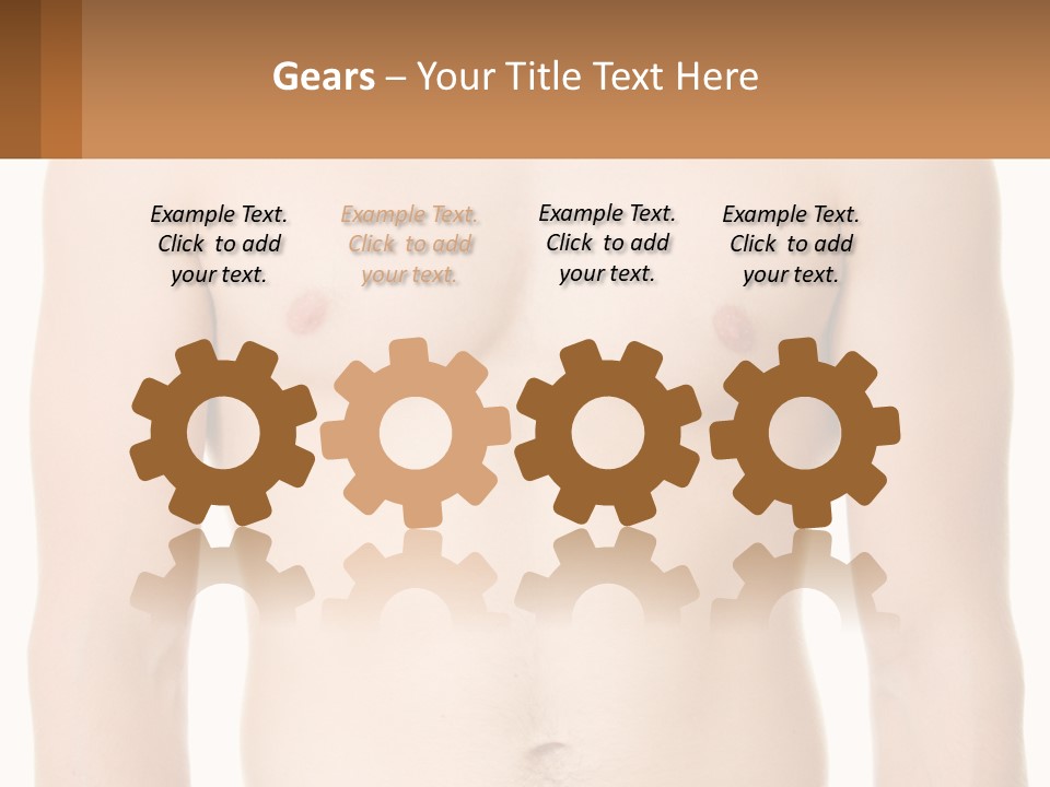 Woman Coast Sunrise PowerPoint Template