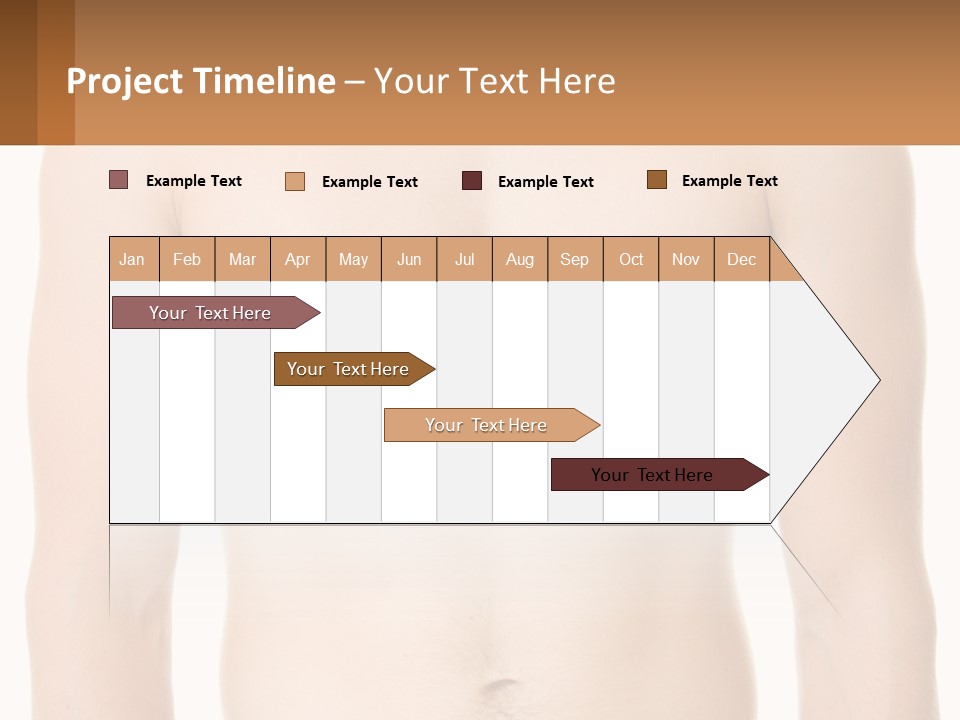 Woman Coast Sunrise PowerPoint Template