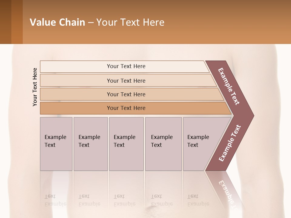 Woman Coast Sunrise PowerPoint Template