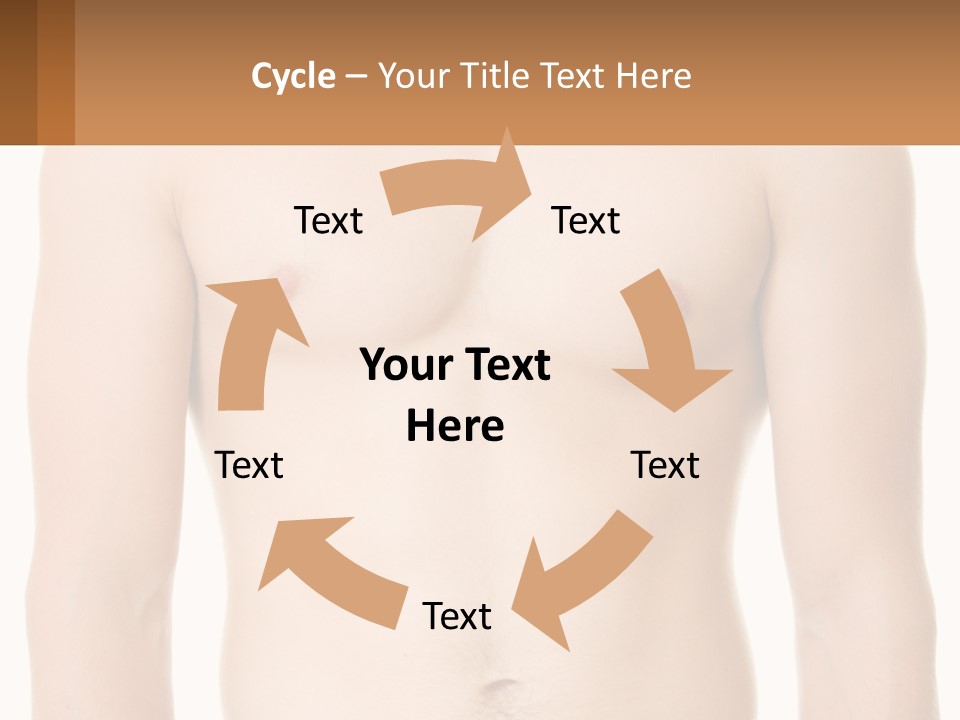 Woman Coast Sunrise PowerPoint Template