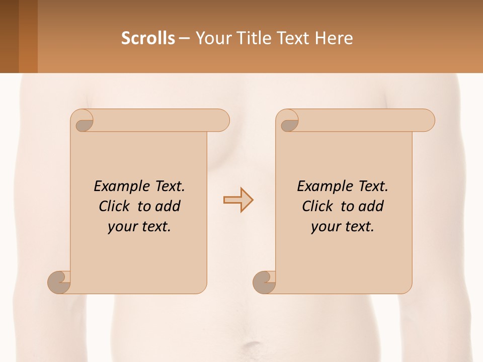 Woman Coast Sunrise PowerPoint Template