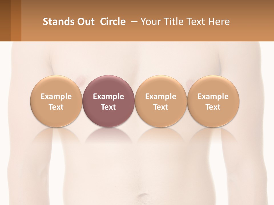 Woman Coast Sunrise PowerPoint Template