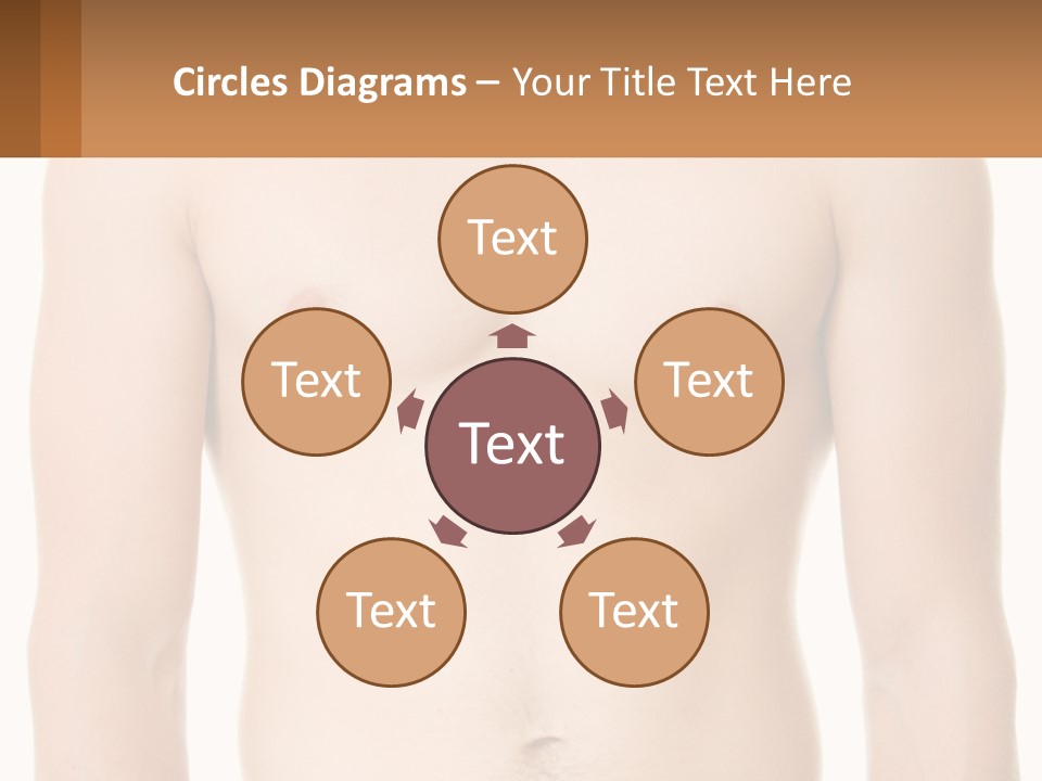 Woman Coast Sunrise PowerPoint Template