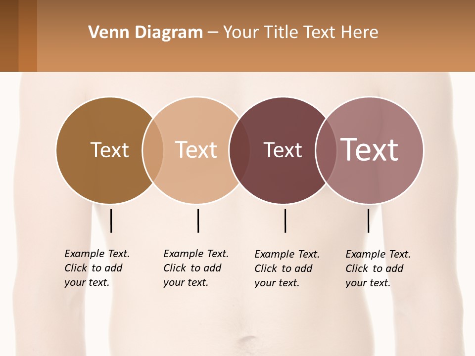 Woman Coast Sunrise PowerPoint Template