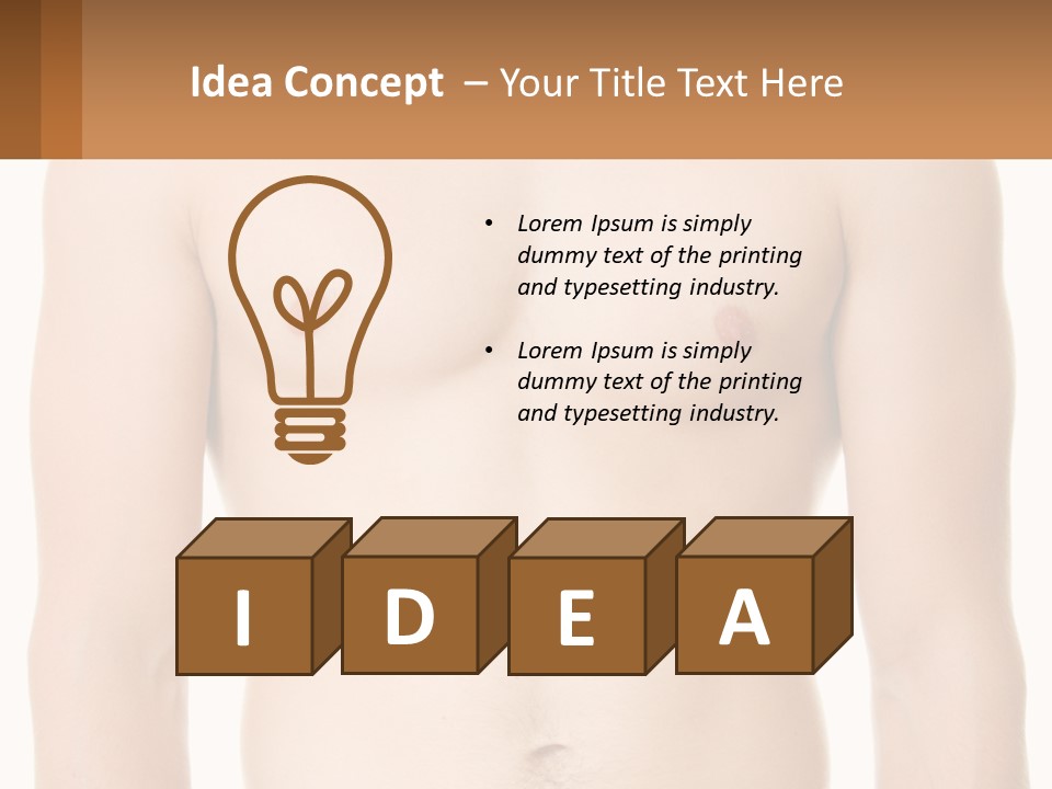 Woman Coast Sunrise PowerPoint Template