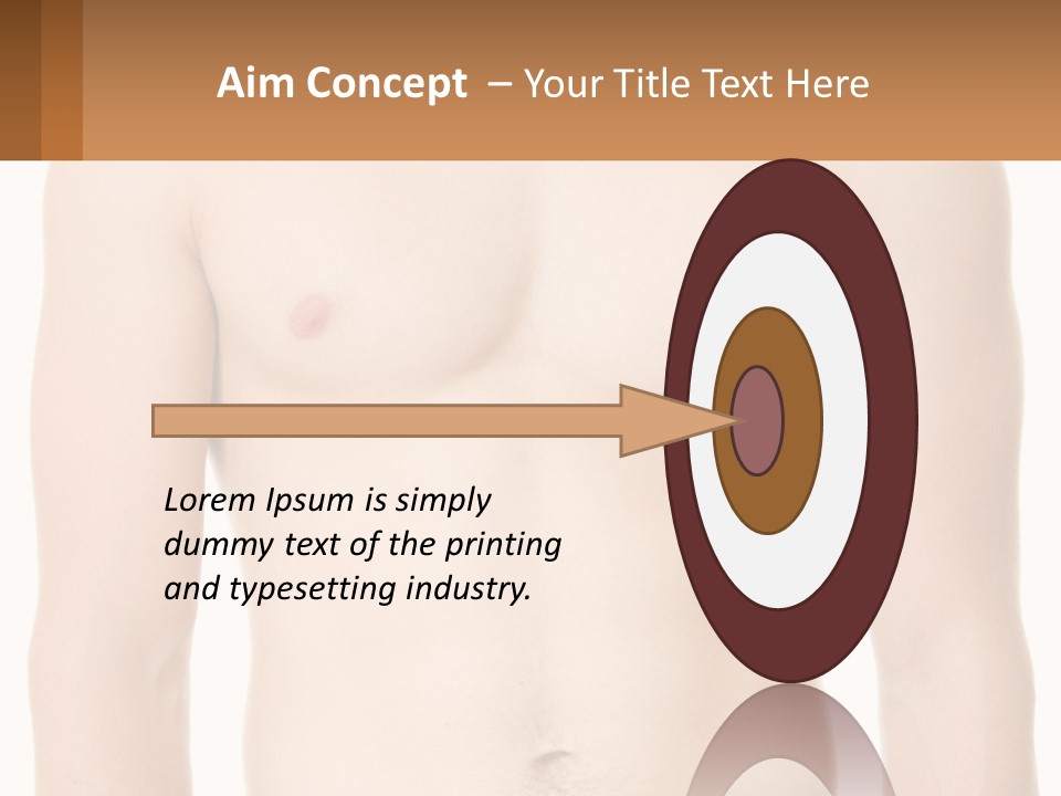 Woman Coast Sunrise PowerPoint Template