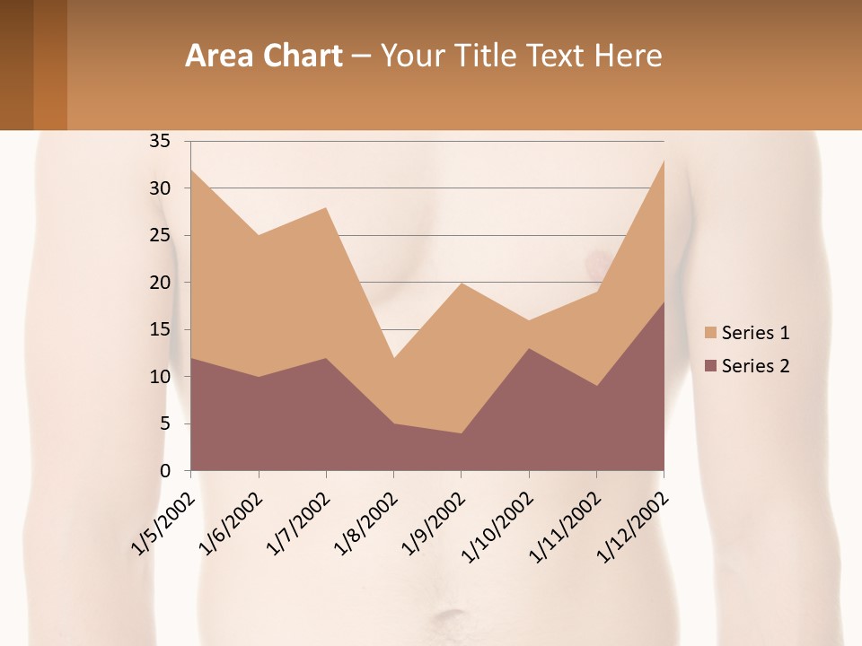 Woman Coast Sunrise PowerPoint Template