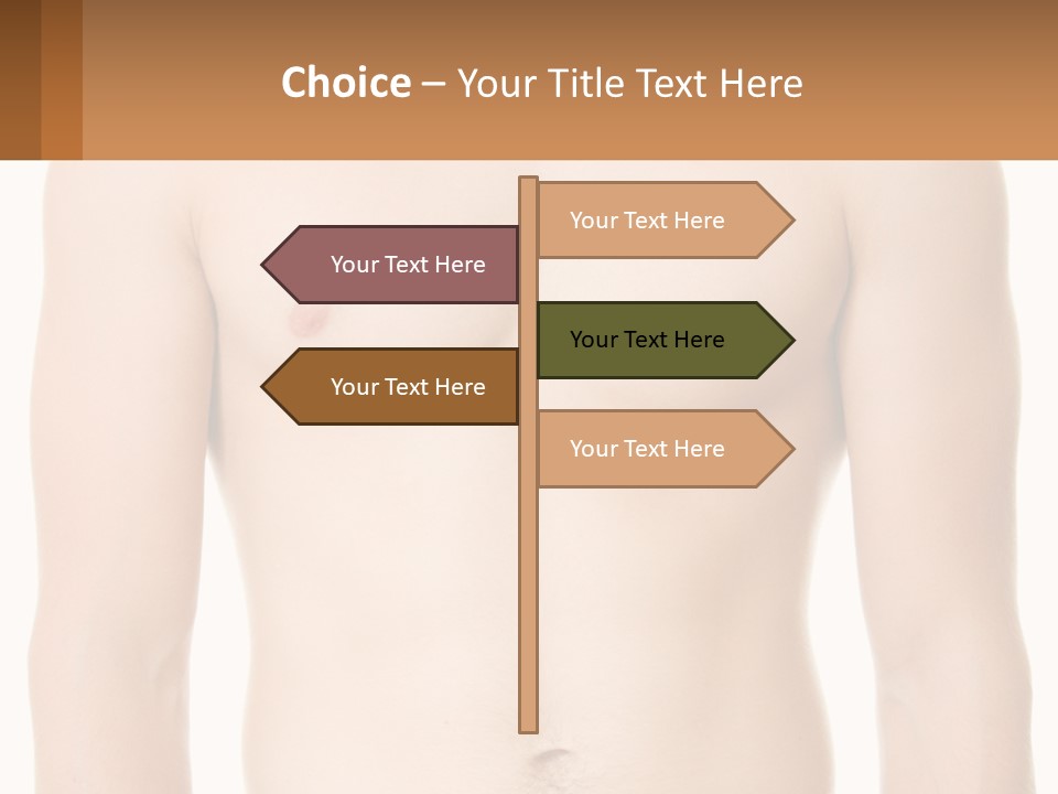 Woman Coast Sunrise PowerPoint Template