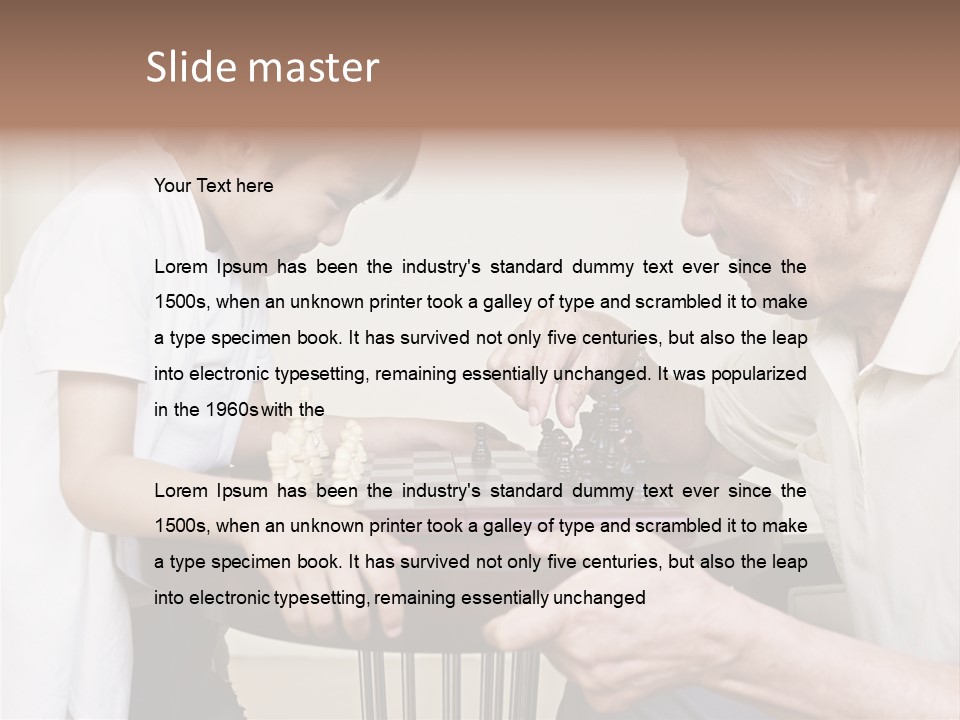 Wellness Senior Elderly PowerPoint Template