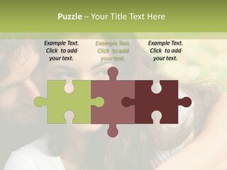 Beach Sunset White PowerPoint Template
