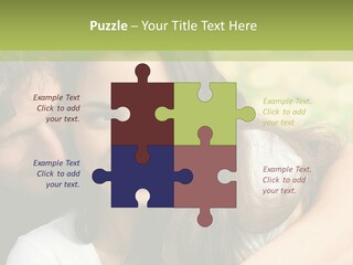 Beach Sunset White PowerPoint Template