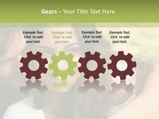 Beach Sunset White PowerPoint Template