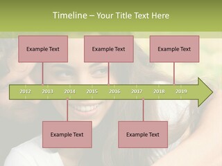 Beach Sunset White PowerPoint Template