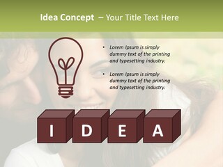 Beach Sunset White PowerPoint Template