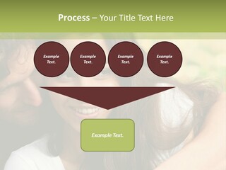 Beach Sunset White PowerPoint Template