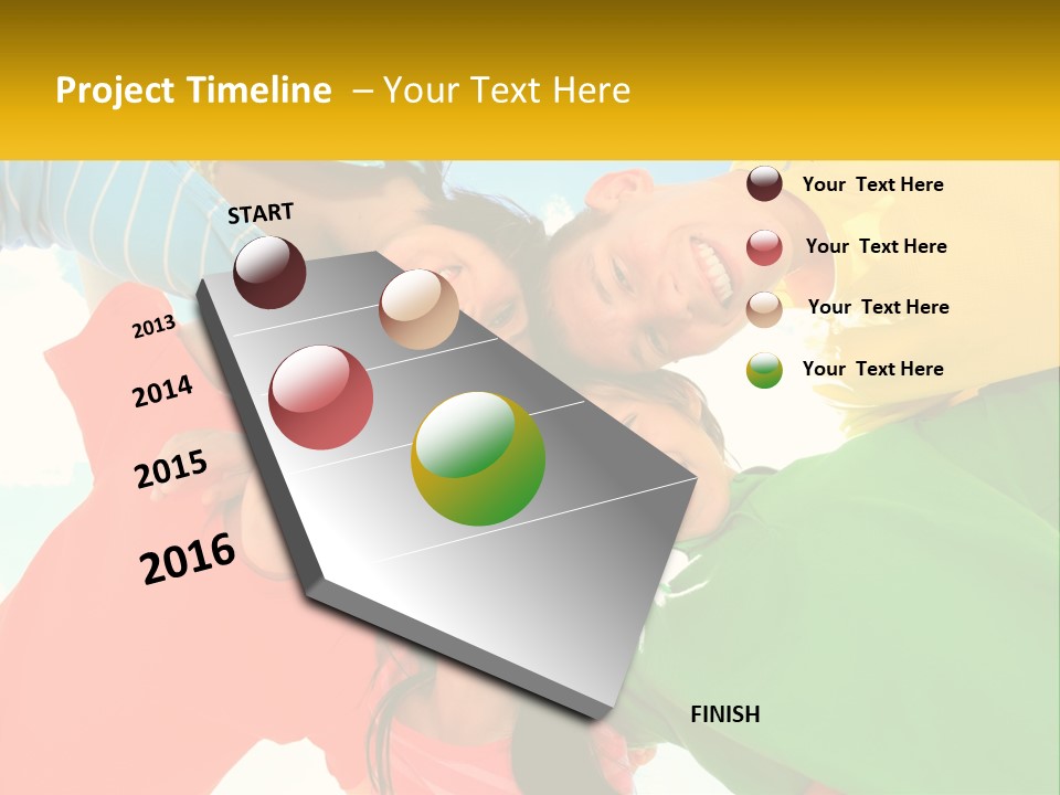 Wellness Sand Retirement PowerPoint Template