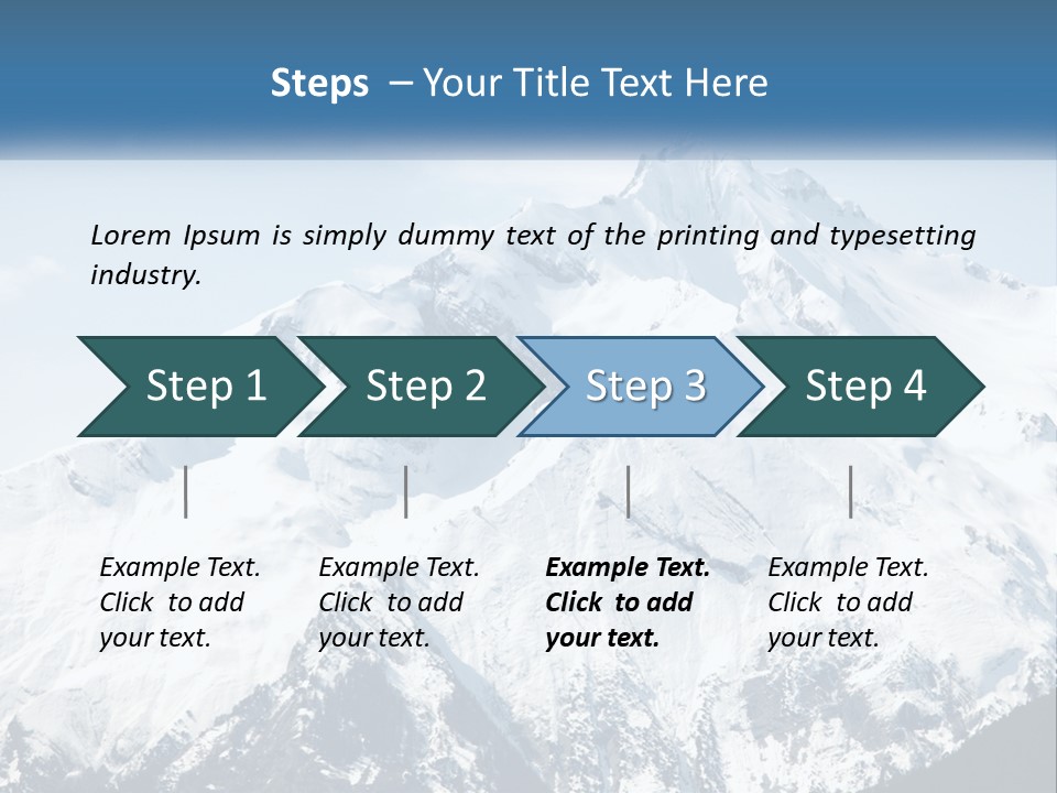 Peaceful Standing Retired PowerPoint Template