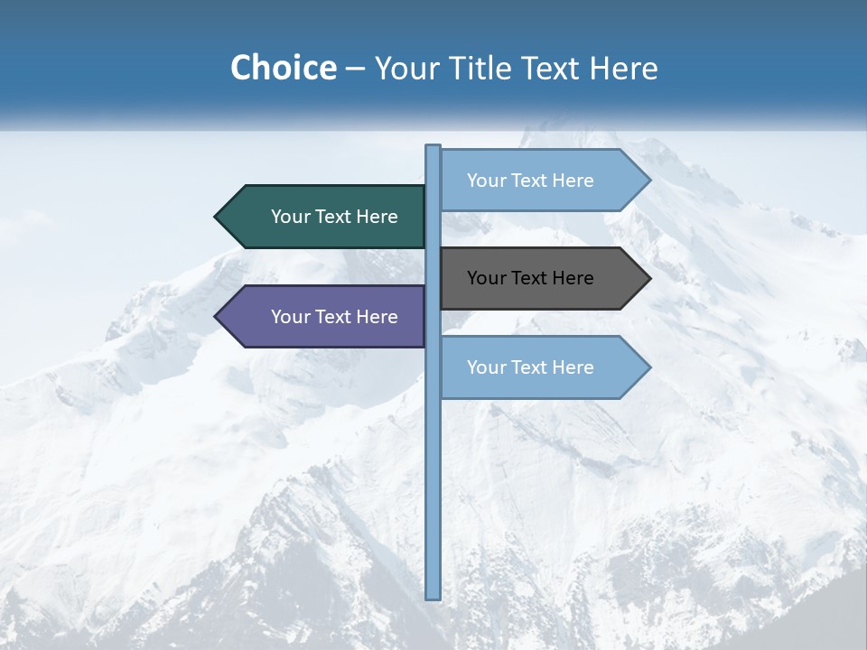 Peaceful Standing Retired PowerPoint Template