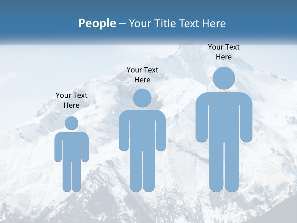 Peaceful Standing Retired PowerPoint Template