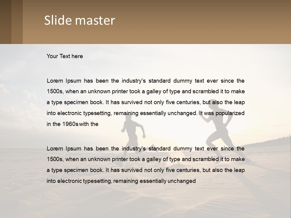 Wave Ocean Parent PowerPoint Template