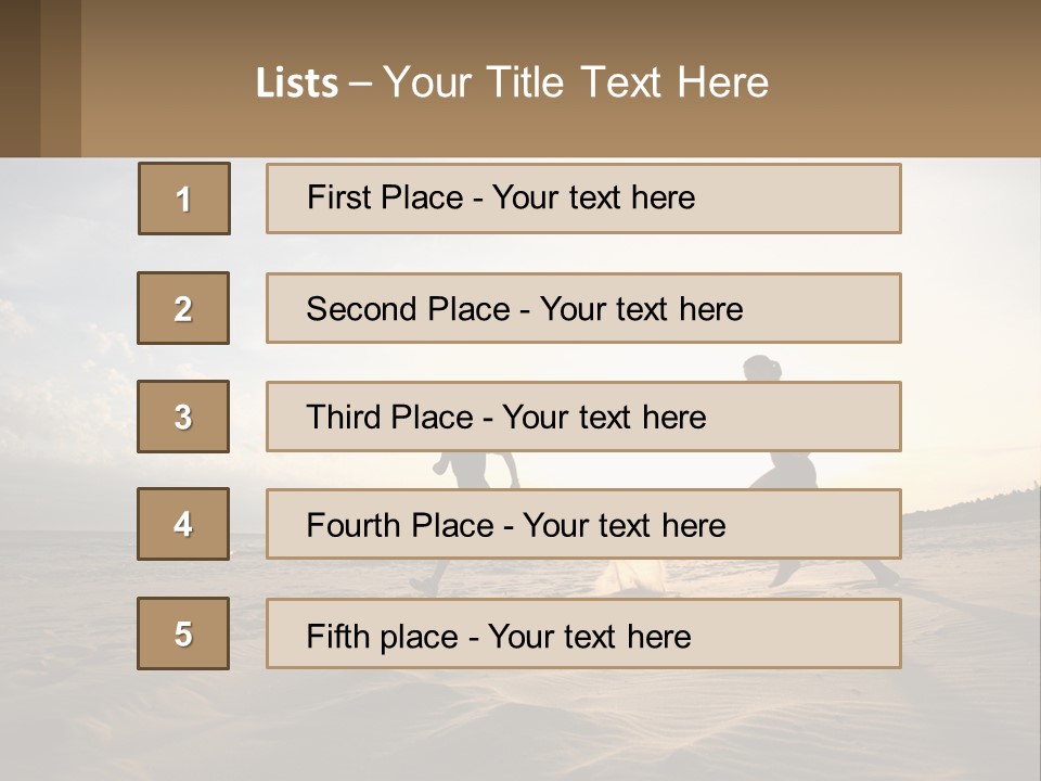 Wave Ocean Parent PowerPoint Template