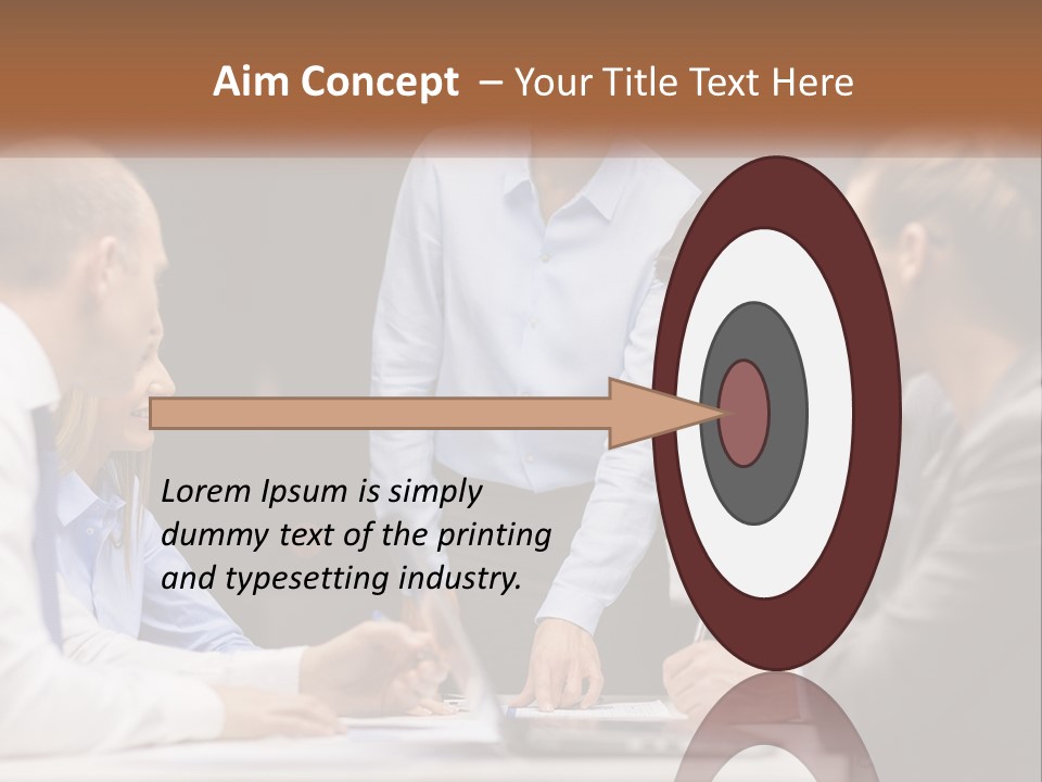 Beach Portrait Woman PowerPoint Template