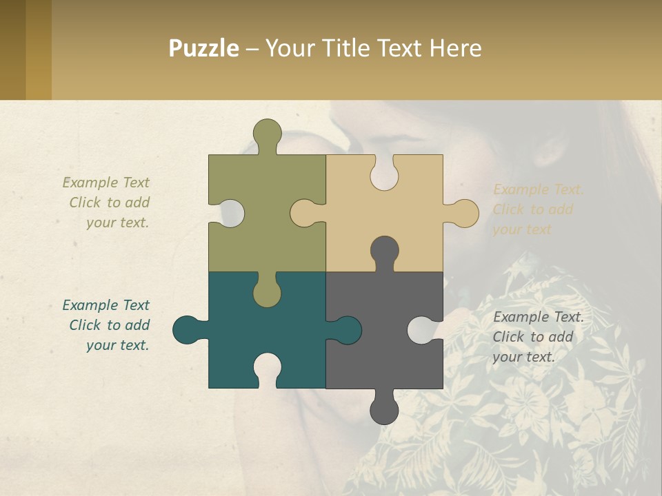 Beach Peaceful Sea PowerPoint Template