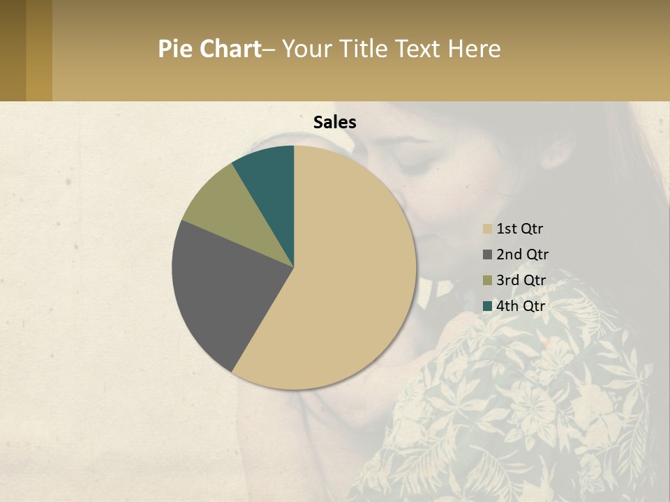 Beach Peaceful Sea PowerPoint Template